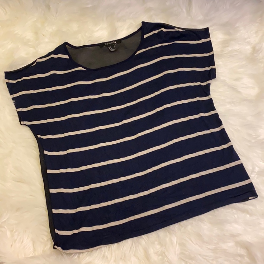 Forever 21 Striped Blouse